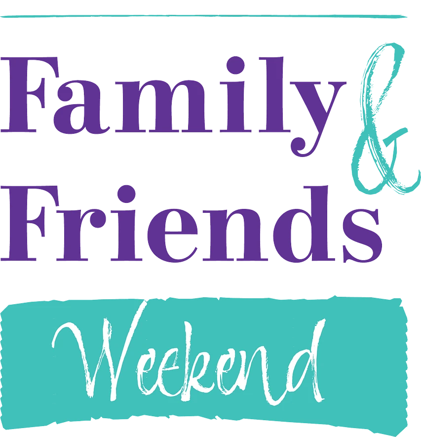 Logo for 2025 Family and Friends Weekend